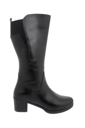 BOTA ALTA ELASTICO NEGRO