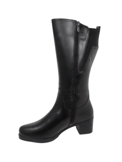 BOTA ALTA ELASTICO NEGRO 2