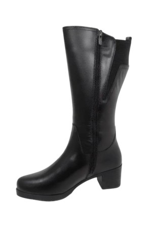 BOTA ALTA ELASTICO NEGRO
