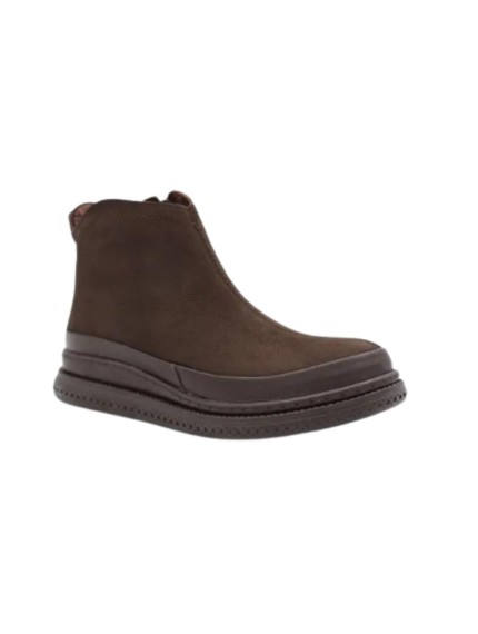 BOTIN NOBUCK PESPUNTES MARRON