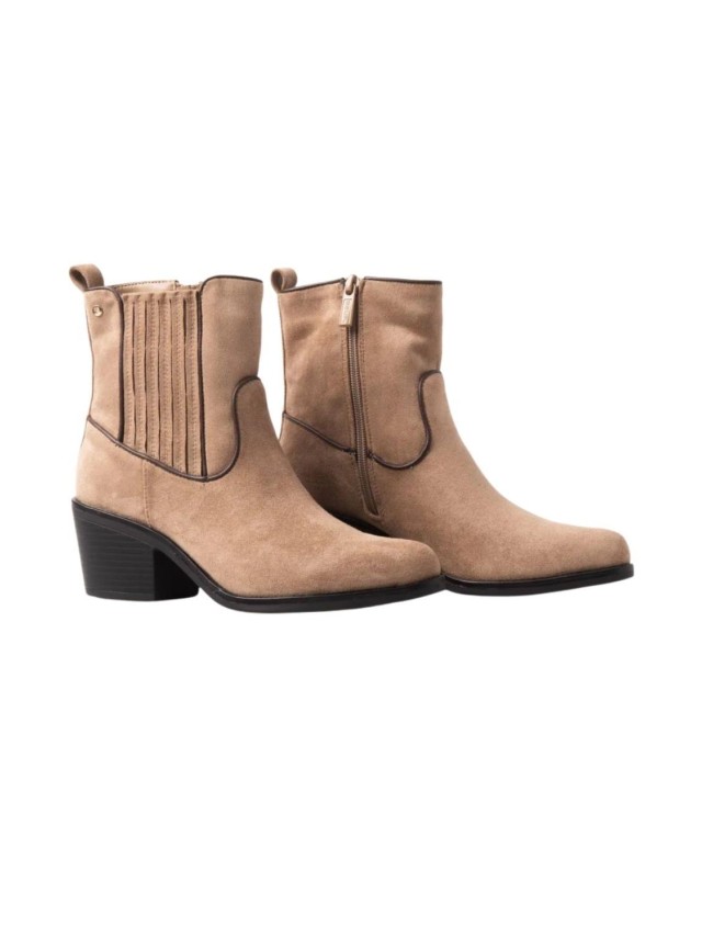 BOTIN CAMPERO ELASTICOS BB UP BEIGE