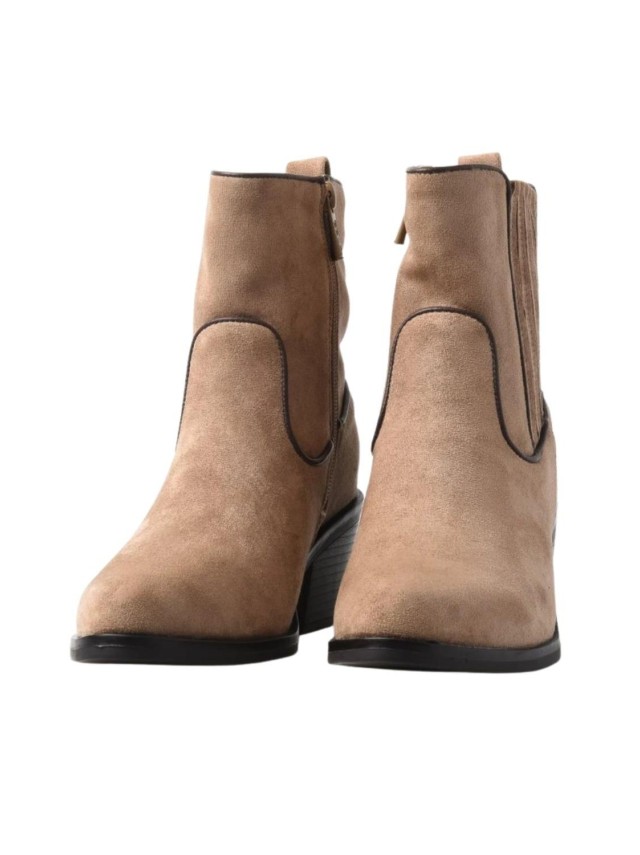 BOTIN CAMPERO ELASTICOS BB UP BEIGE