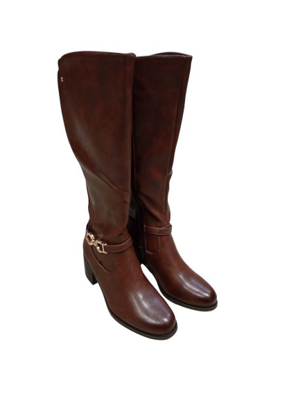 BOTA ALTA MUJER MARRON OSCURO 2