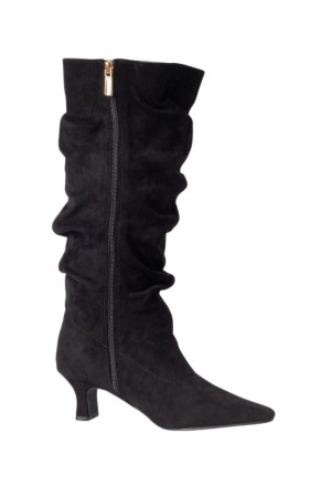 BOTA ALTA ANTE MUJER NEGRO