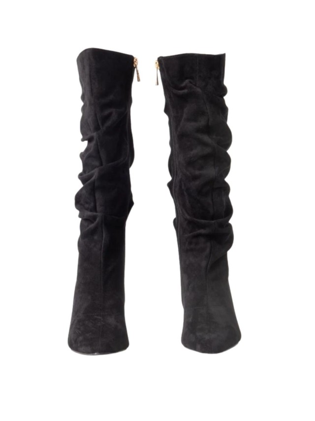 BOTA ALTA ANTE MUJER NEGRO