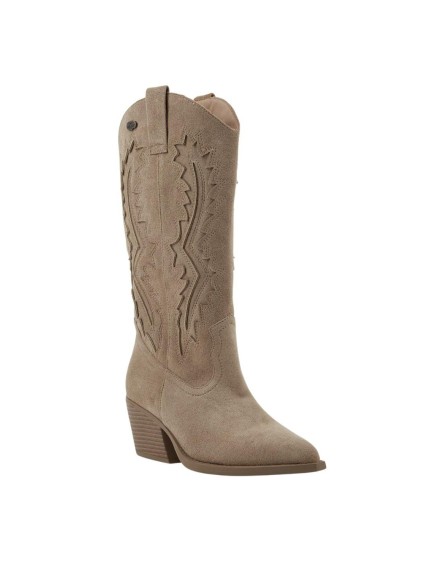 BOTA COWOY BORADADA ANTE BEIGE