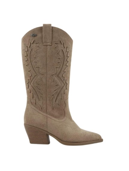 BOTA COWOY BORADADA ANTE BEIGE 2