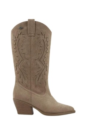 BOTA COWOY BORADADA ANTE BEIGE
