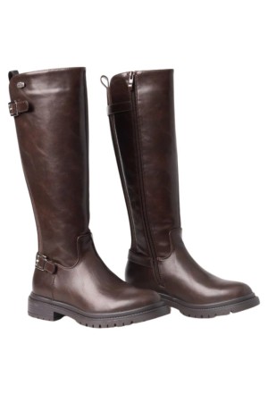 BOTAL ALTA MUJER MARRON OSCURO