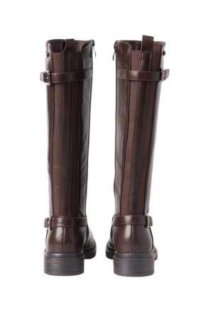 BOTAL ALTA MUJER MARRON OSCURO