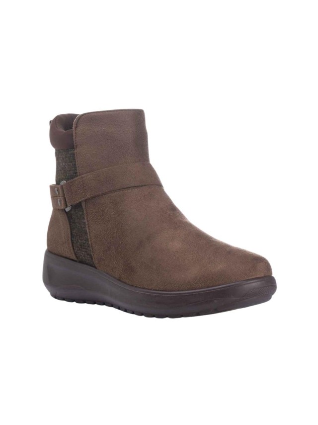 BOTIN HEBILLA SEÑORA MARRON OSCURO