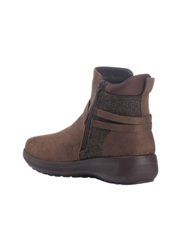BOTIN HEBILLA SEÑORA MARRON OSCURO