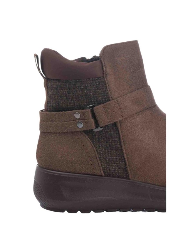 BOTIN HEBILLA SEÑORA MARRON OSCURO