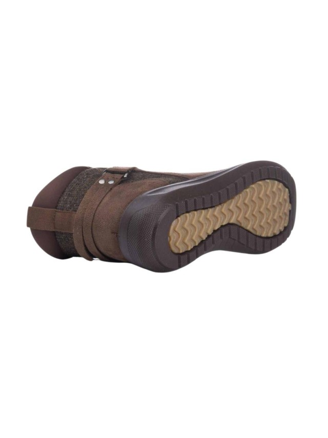 BOTIN HEBILLA SEÑORA MARRON OSCURO