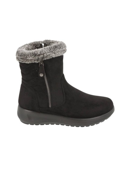 BOTA PELO CREMALLERA NEGRO