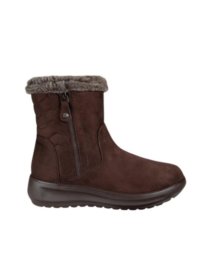 BOTA PELO CREMALLERA MARRON OSCURO