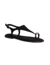 sandalias planas corina m6442 NEGRO