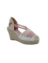 alpargatas de esparto leonali nk512 ROSA