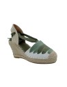 alpargatas de esparto leonali nk512 VERDE AGUA