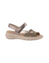 sandalias cuña leyland metal- verde 3221