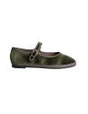 merceditas y bailarinas corina m6590 VERDE OSCURO