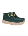 BOTA SEÑORA PITAS VERDE OSCURO
