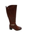 BOTA ALTA MUJER MARRON OSCURO