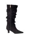 BOTA ALTA ANTE MUJER NEGRO